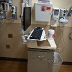 IRG Elite bedside table mount ICU 4